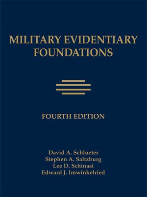 cover image of Military Evidentiary Foundations